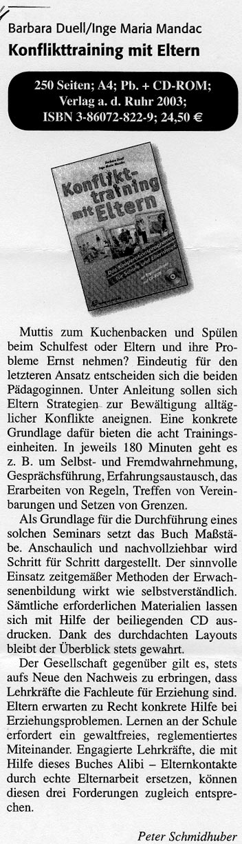 Oberbayrische Schulzeitung - Buchrezension