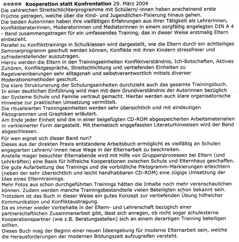 Detlef Rüsch - Kooperation statt Konfrontation